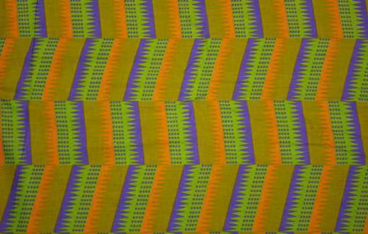 Picture of batik fabric - zigzag pattern