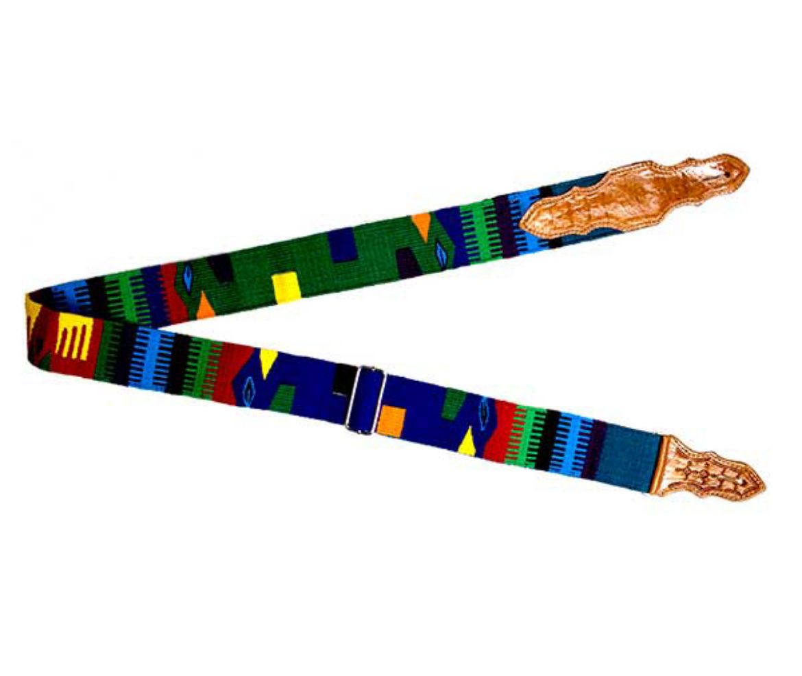 Picture of handwoven guitar strap