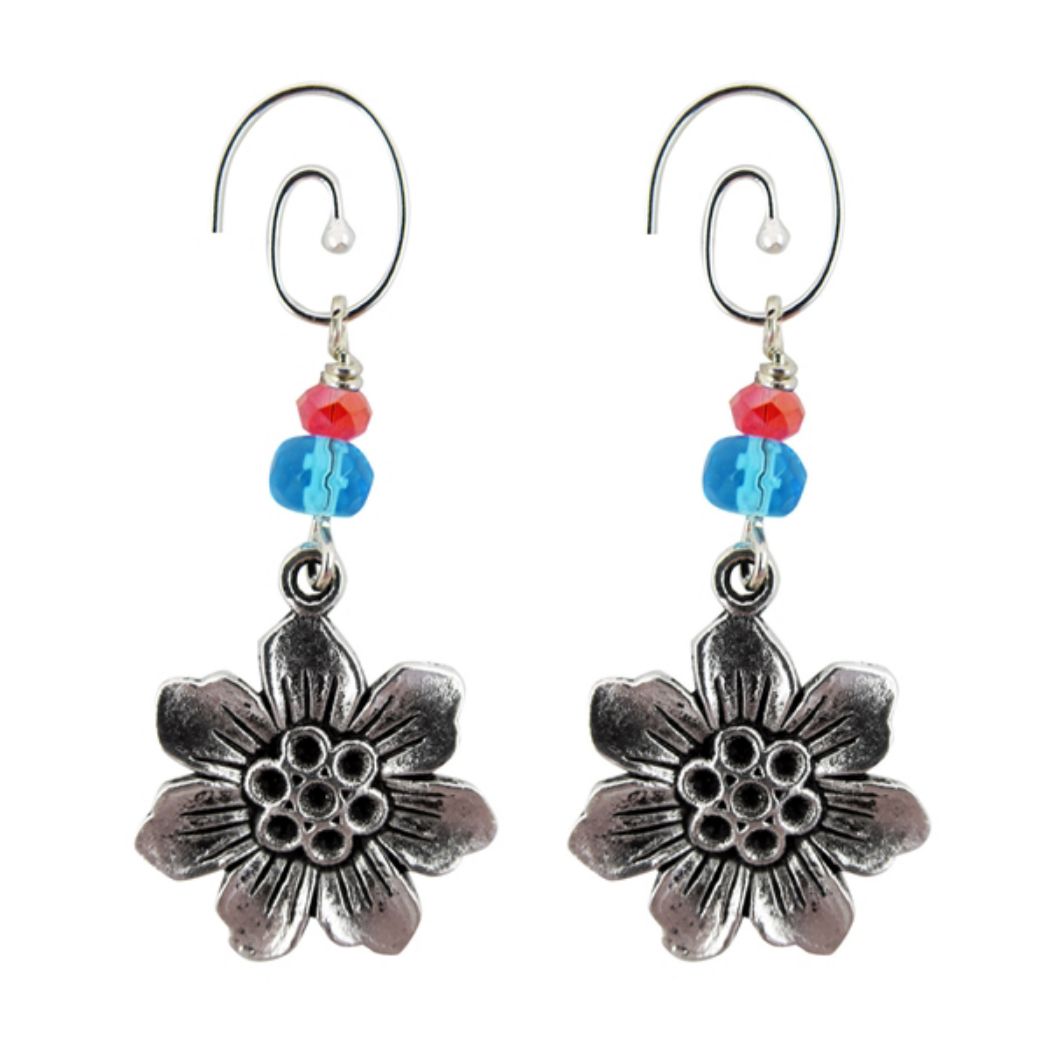 Picture of starflower charm earrings