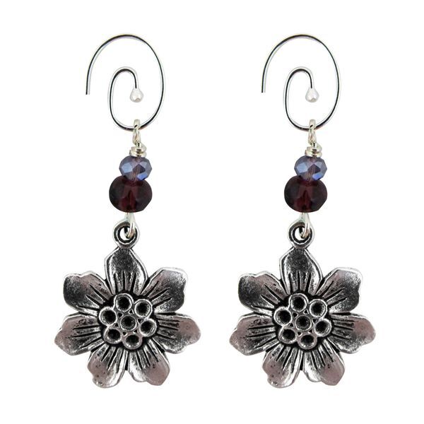 Picture of starflower charm earrings