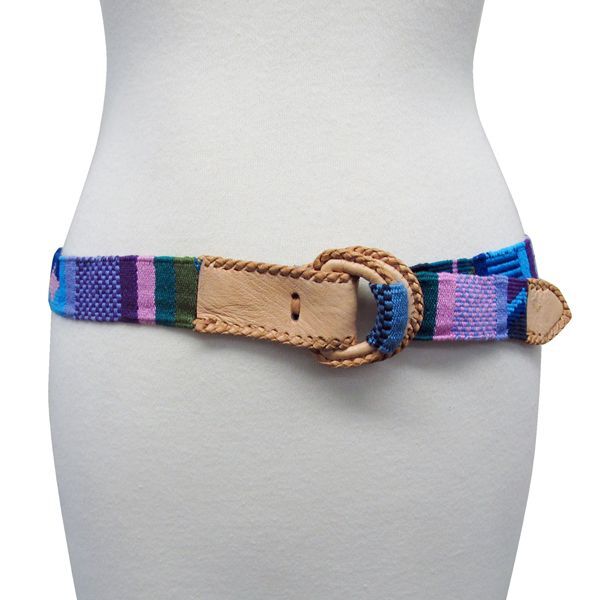 Picture of double leather ring belt