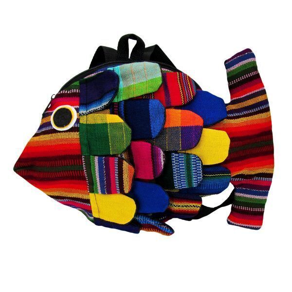 Picture of striped animal backpack