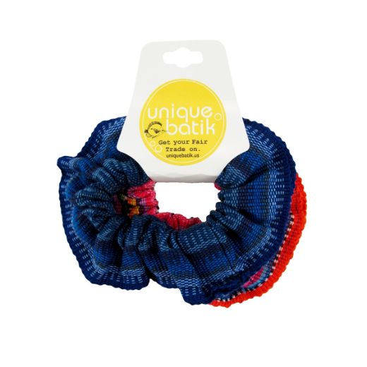Picture of ikat scrunchie set