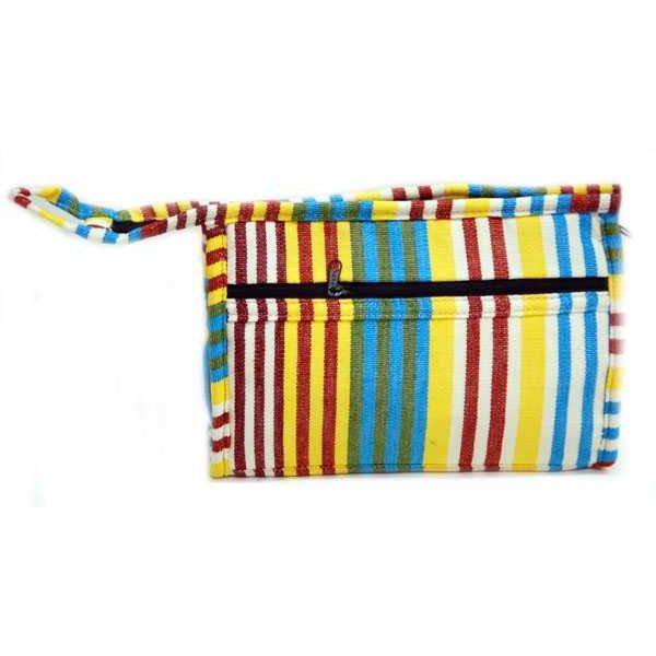 Picture of cotton ikat clutch