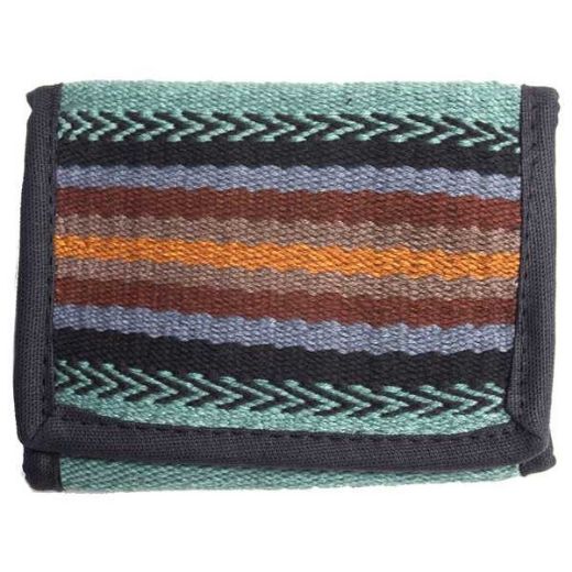 Picture of striped cotton wallet