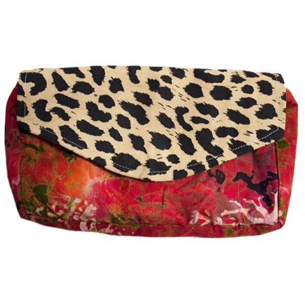 Picture of batik animal print clutch