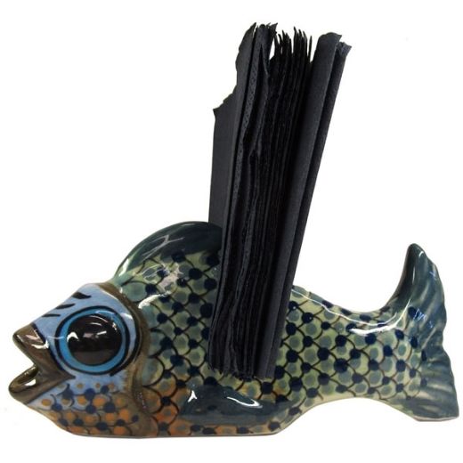 Picture of ceramic fish napkin holder