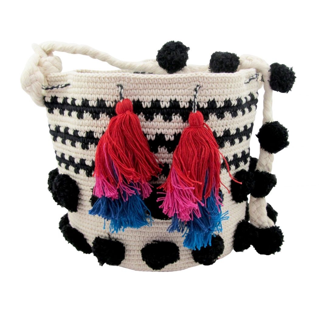 Picture of pompom japan crossbody bag