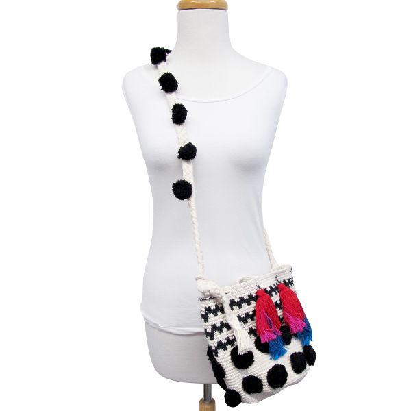 Picture of pompom japan crossbody bag