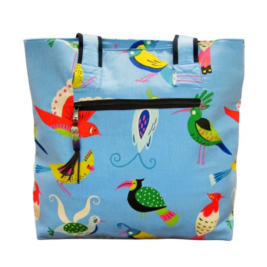 Picture of the early bird cotton tote