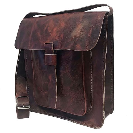 Picture of alpha leather courier bag