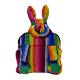 Picture of striped animal backpack