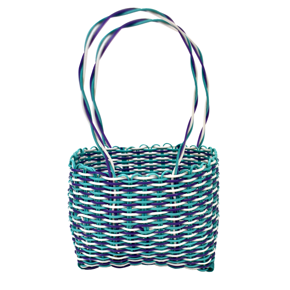 woven plastic gadget basket