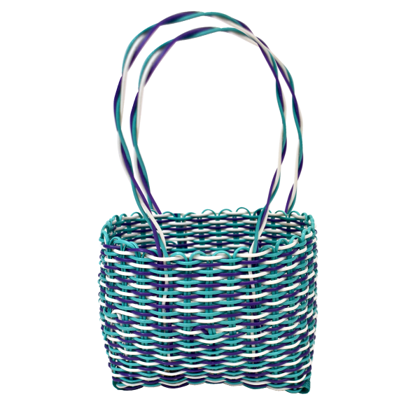 Picture of woven plastic gadget basket