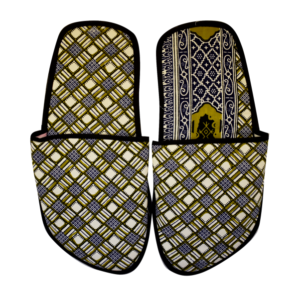 Picture of amari african print slippers