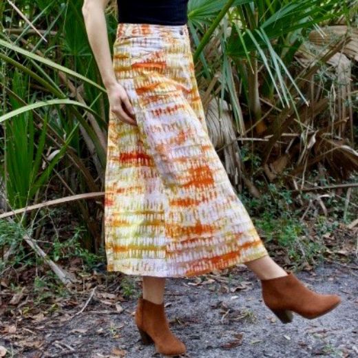 Picture of elmarie batik skirt