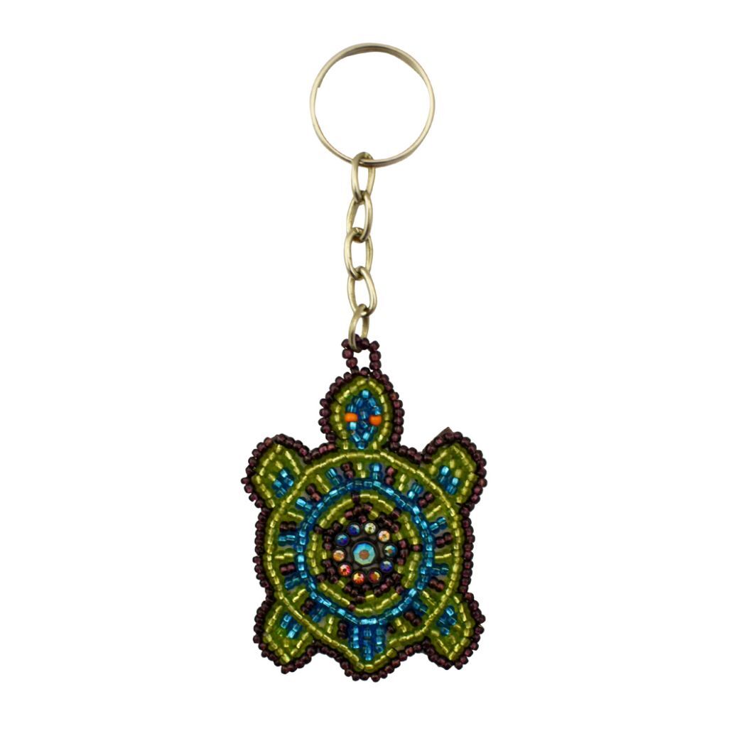 Picture of flat turtle keychain