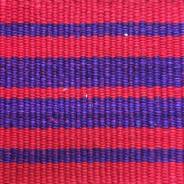 Picture of striped cotton sash belt