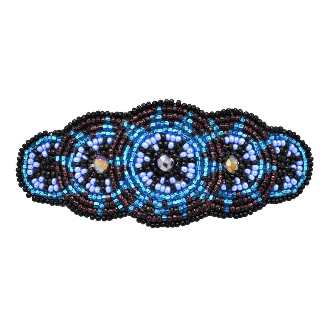 Picture of beaded star barrette