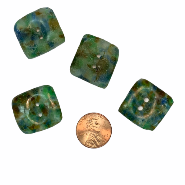 Picture of glass button - square