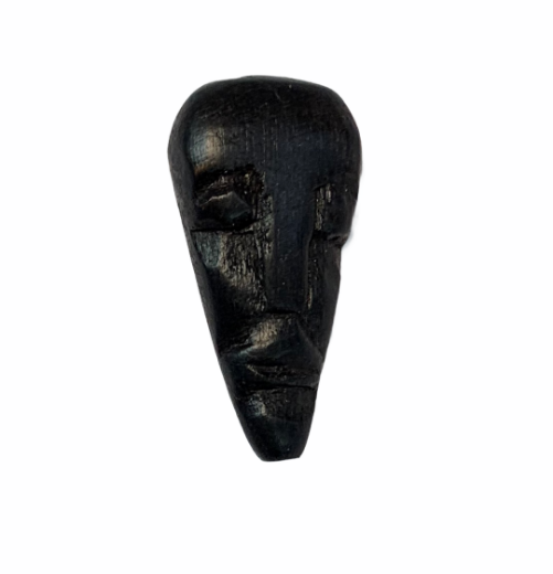Picture of wooden button - mask
