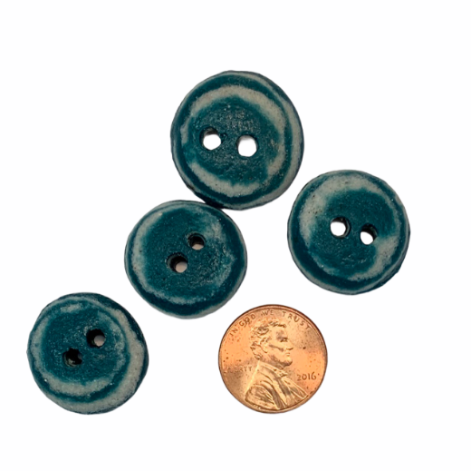 Picture of glass buttons - medium circles (set of 6)