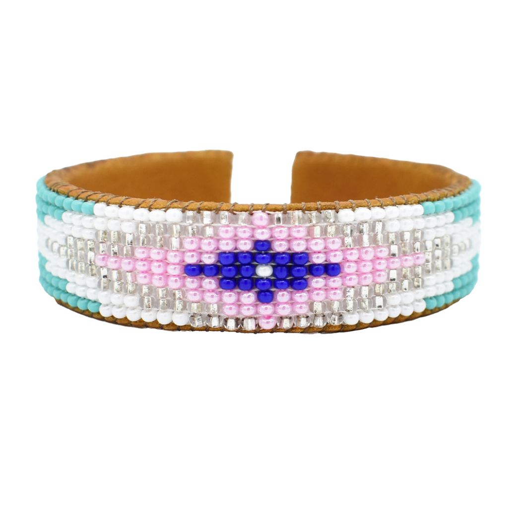 Picture of skinny beaded cuff bracelet