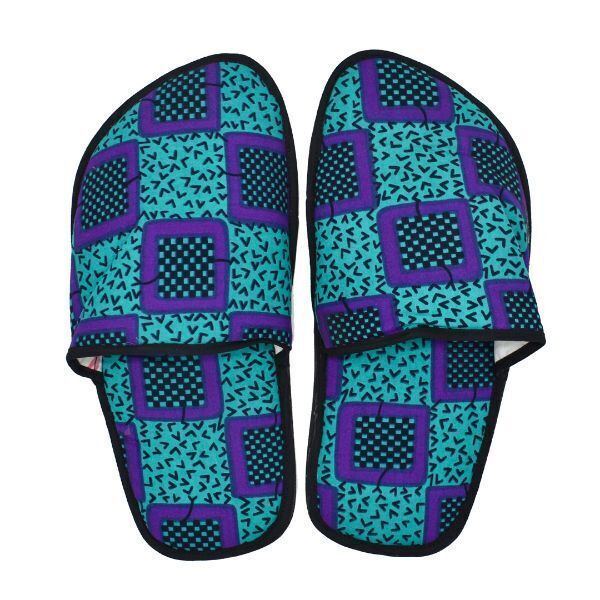 Picture of amari african print slippers