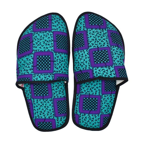 Picture of amari african wax print slippers