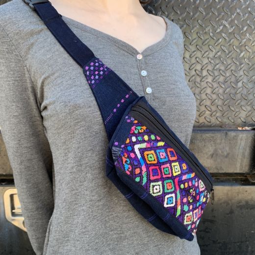 Picture of huipil fanny pack
