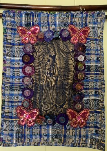 Picture of guadalupe tapestry