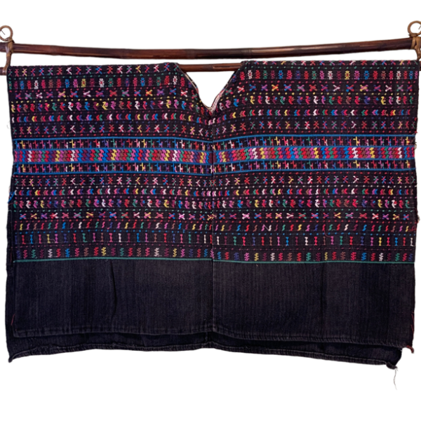 Picture of embroidered huipil wallhanging/table runner