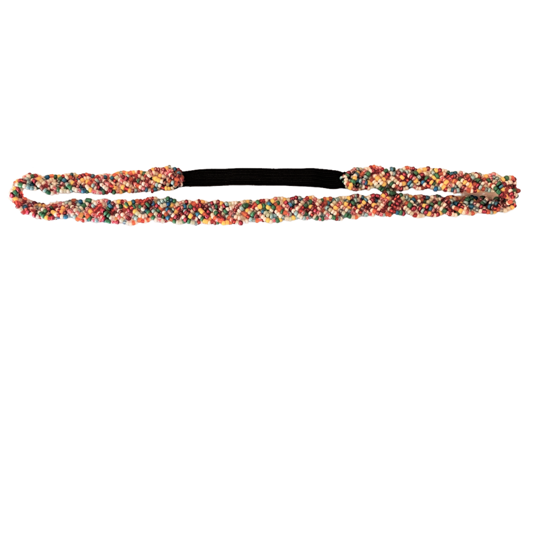 Picture of braided beaded headband