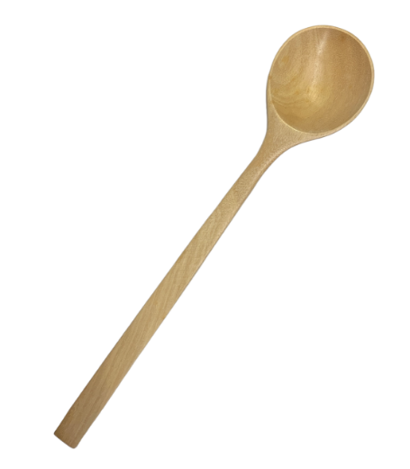 Picture of long reach wooden spoon