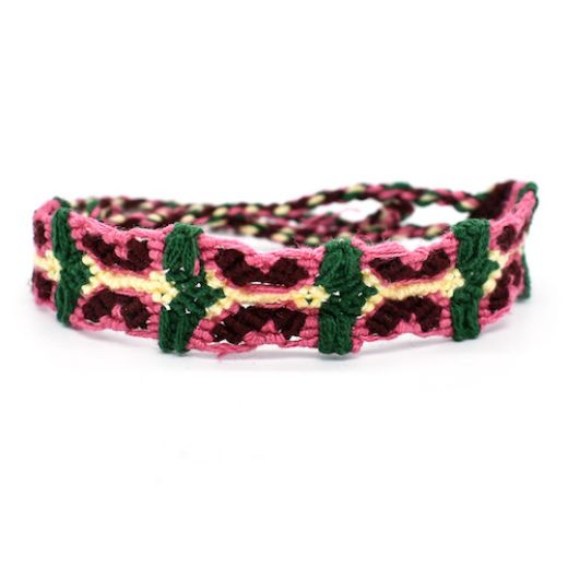 Picture of woven butterfly friendship bracelet bundle