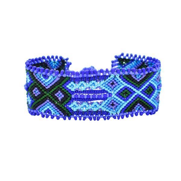 Picture of beaded woven bracelet