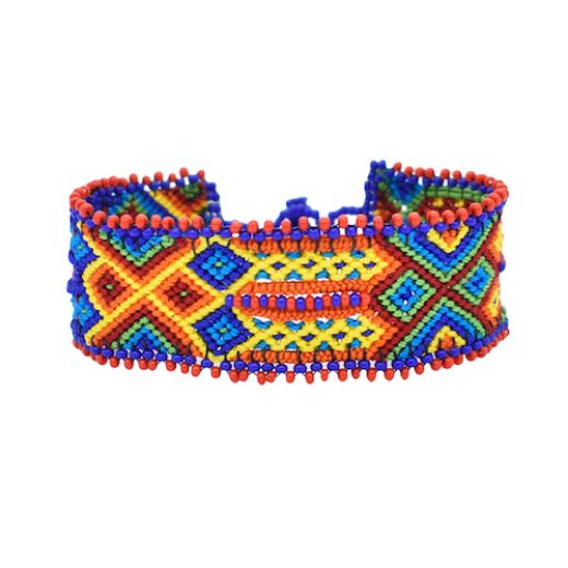Picture of beaded woven bracelet