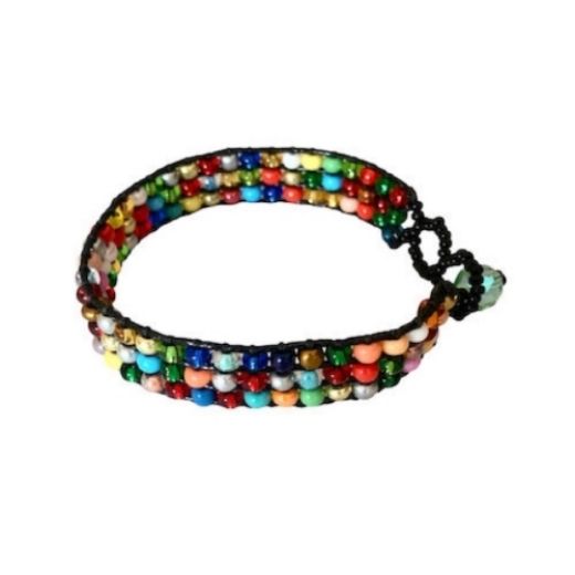 Picture of mini gumdrop beaded bracelet