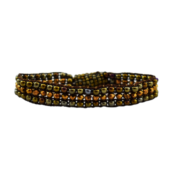 Picture of crystal beaded magnet bracelet