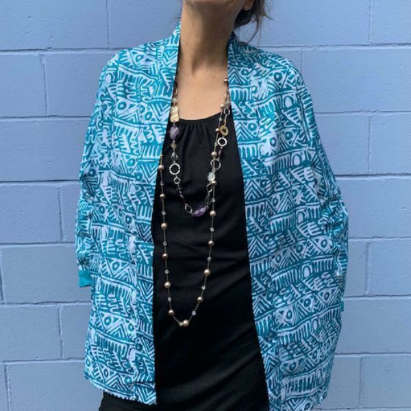 Picture of batik kimono jacket