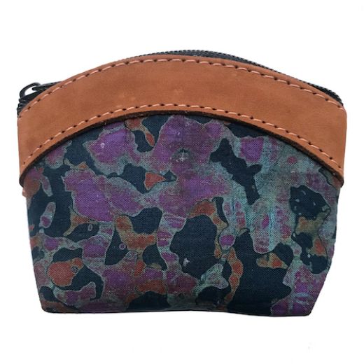 Picture of batik leather coin purse
