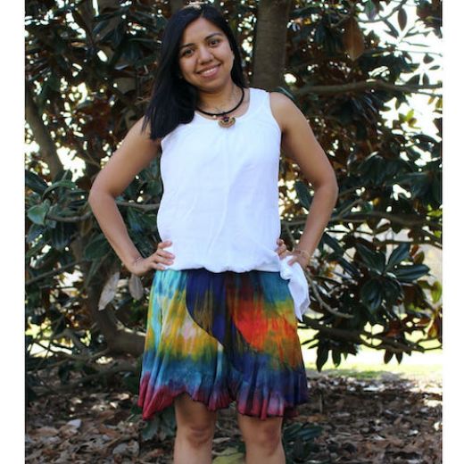 Picture of tie dye crinkle skirt