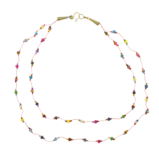 Picture of two strand nudo necklace