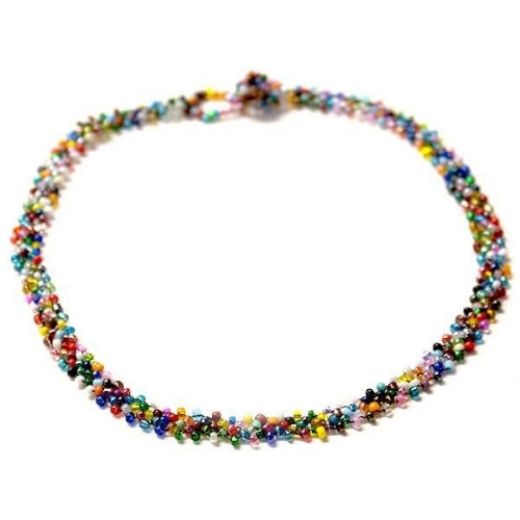 Picture of floral beaded choker