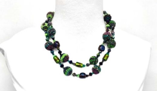 Picture of carousel beaded necklace