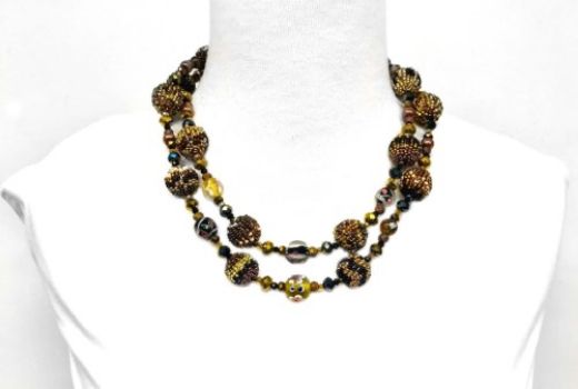 Picture of carousel beaded necklace