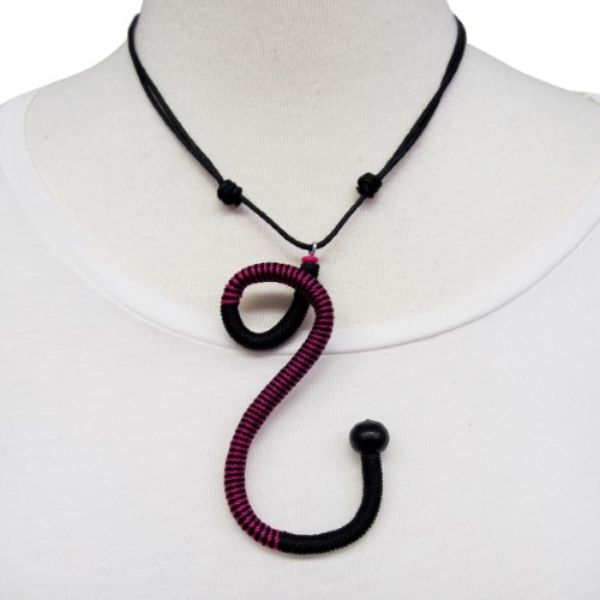 Picture of fiddlehead adjustable pendant necklace