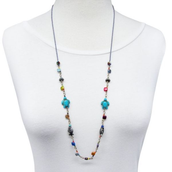 Picture of coastal bay beaded necklace