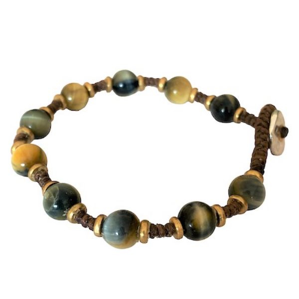 Picture of knotted stone bracelet