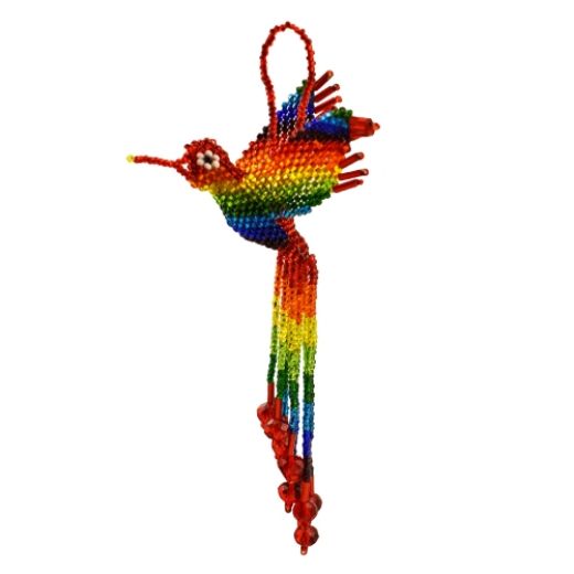 Picture of beaded crystal bird ornament